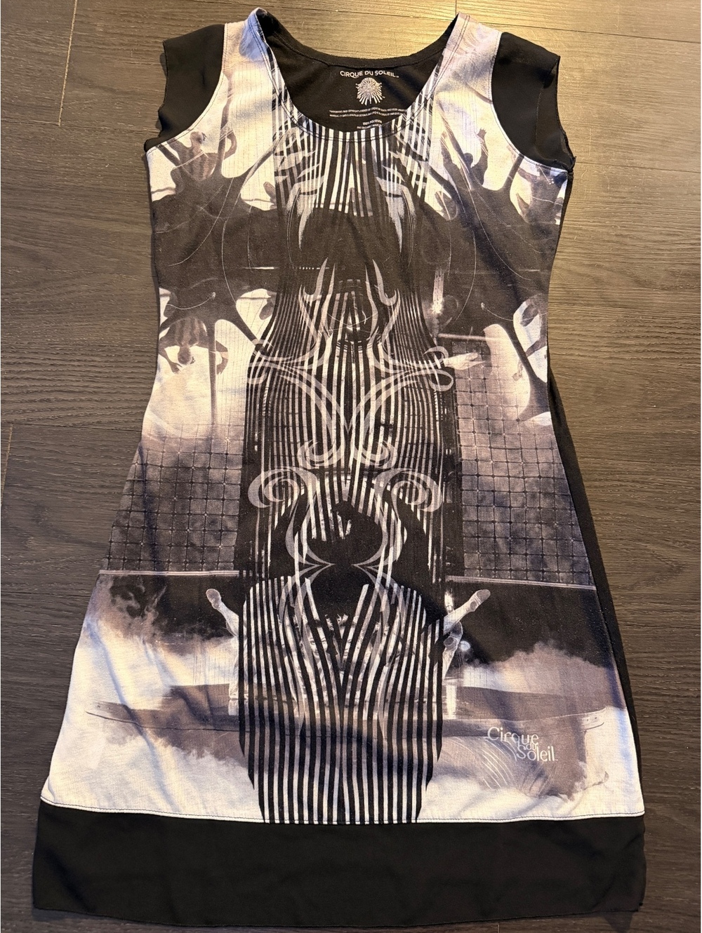 Cirque du Soleil Avant Garde Graphic Shift Mini Dress P/S